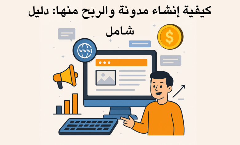 كيفية إنشاء مدونة والربح منها دليل شامل