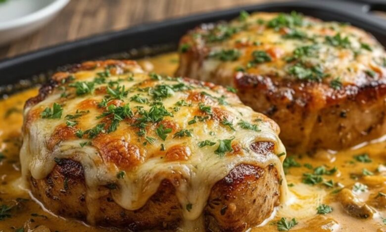 Alpine Cheese Delight Pork Chops