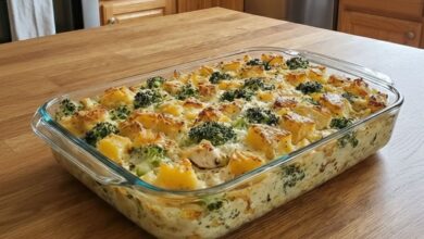 Baked Potato Chicken and Broccoli Casserole