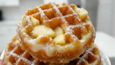Apple Fritter Waffle Donuts