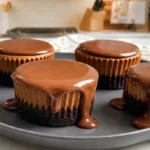 No Bake Mini Chocolate Cheesecakes