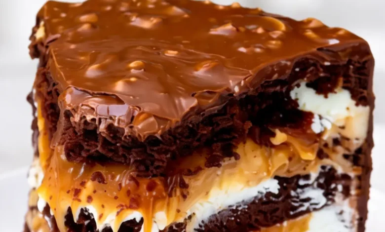 Snickers Cake Recipe