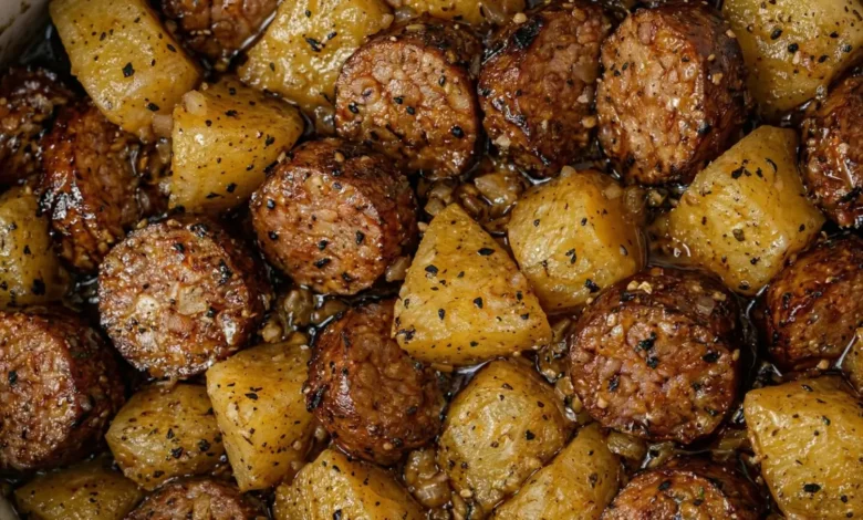 Crockpot Sausage and Potatoes