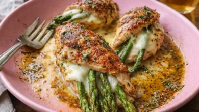 Asparagus Stuffed Chicken Breast