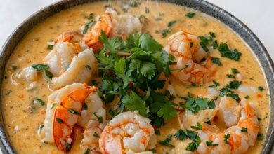 Creamy Crab & Shrimp Seafood Bisque