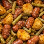 crockpot sausage green beans and potatoes