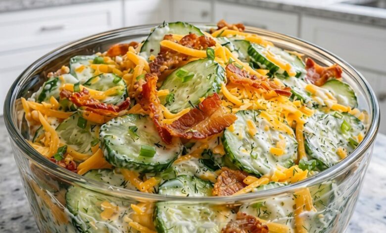 Cucumber Ranch Crack Salad