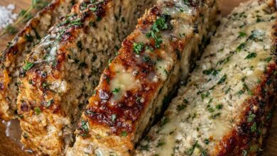 Garlic Parmesan Meatloaf