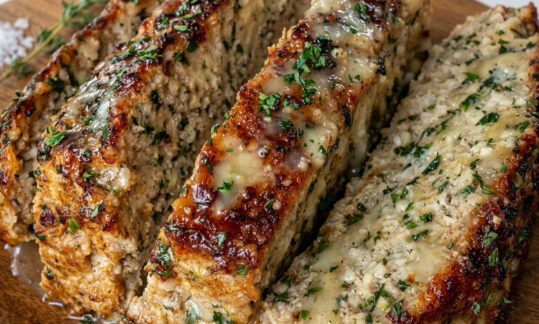 Garlic Parmesan Meatloaf