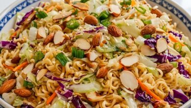 Crunchy Asian Ramen Noodle Salad