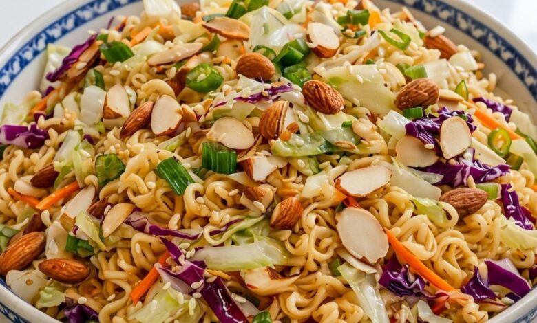Crunchy Asian Ramen Noodle Salad