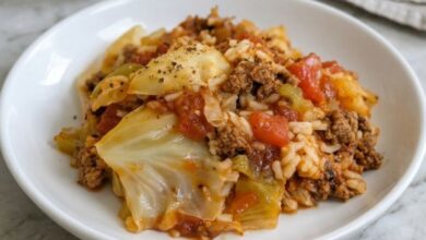 Crockpot Cabbage Roll Casserole