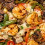 Cheesy Steak and Shrimp Skillet Bowl
