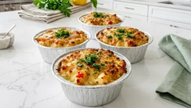 Crab Imperial with Old Bay Breadcrumb Gratin