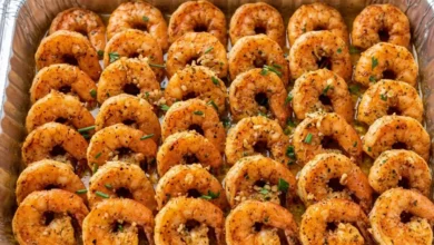 Air Fryer Garlic Butter Shrimp Recipe Card