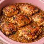 Slow Cooker French Onion Chicken