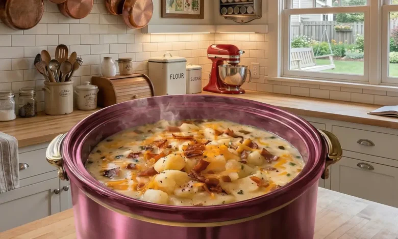 Crock Pot Crack Potato Soup