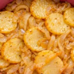 Crock Pot Potatoes and Caramelized Onions