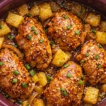 Slow Cooker Brown Sugar Pineapple Chicken