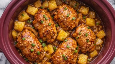 Slow Cooker Brown Sugar Pineapple Chicken