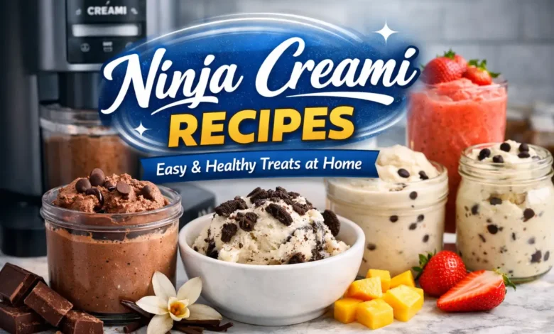 ninja creami recipes easy healthy ice cream desserts at home