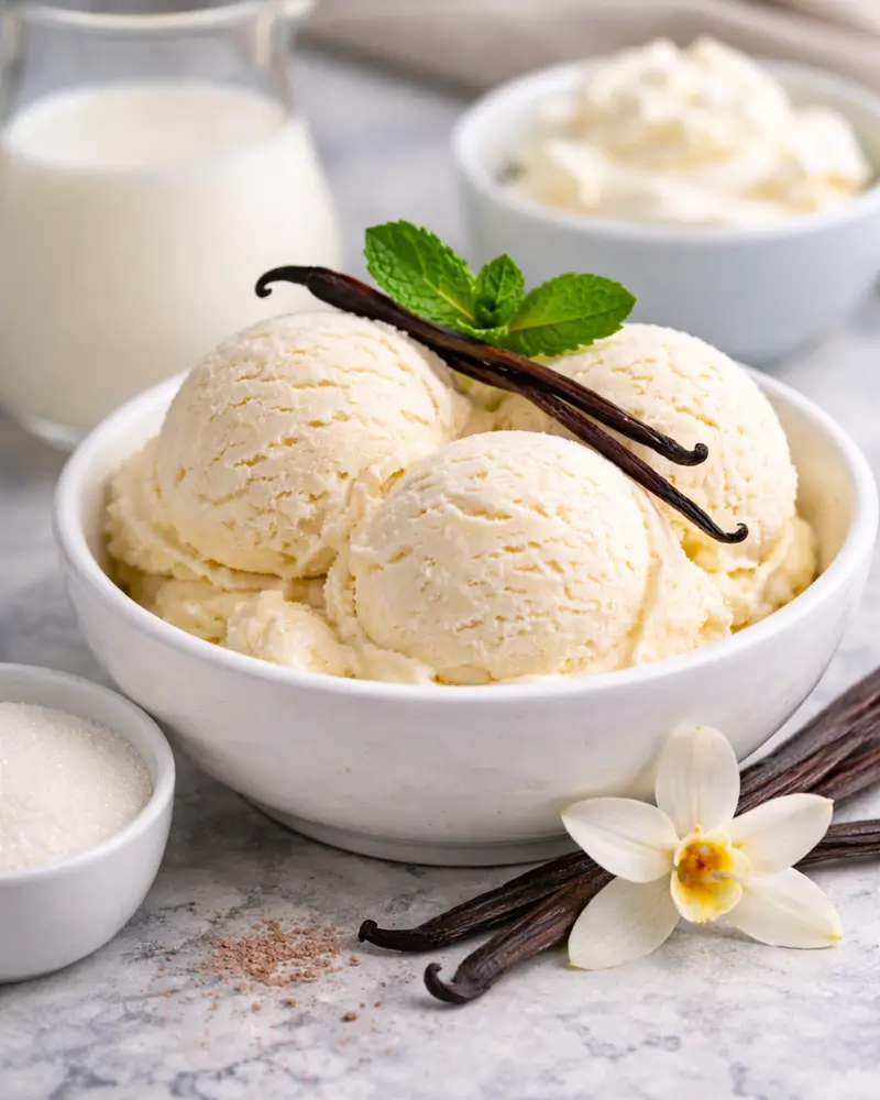 ninja creami vanilla ice cream recipe creamy homemade dessert