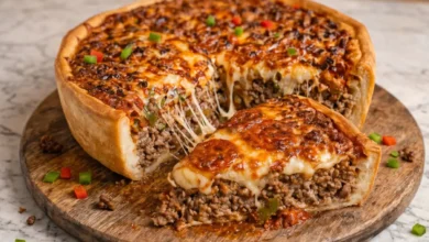 Chicago Style Deep Dish Pizza