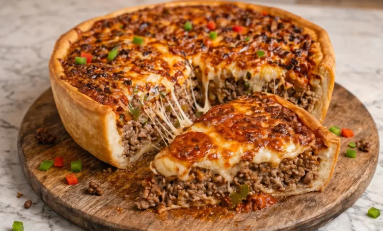 Chicago Style Deep Dish Pizza
