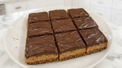 No-Bake Buckeye Bars