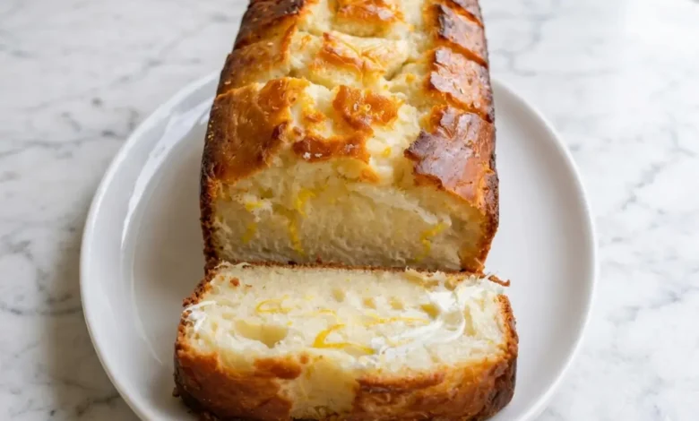 Lemon Cream Cheese Loaf