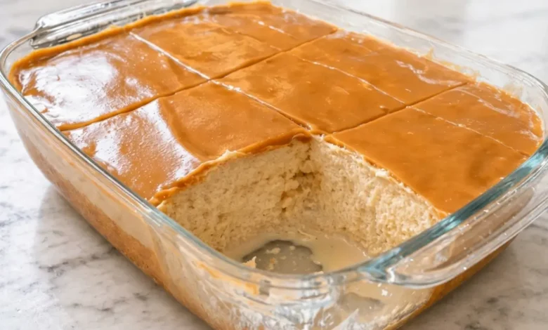 No-Bake Cookie, Cream and Caramel Dessert