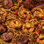 Cajun Shrimp and Sausage Pasta