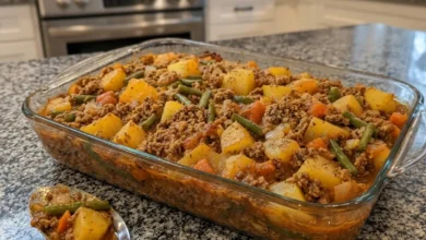Hobo Ground Beef Casserole Easy Family Dinne