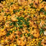 Garlic Butter Shrimp and Corn Skillet
