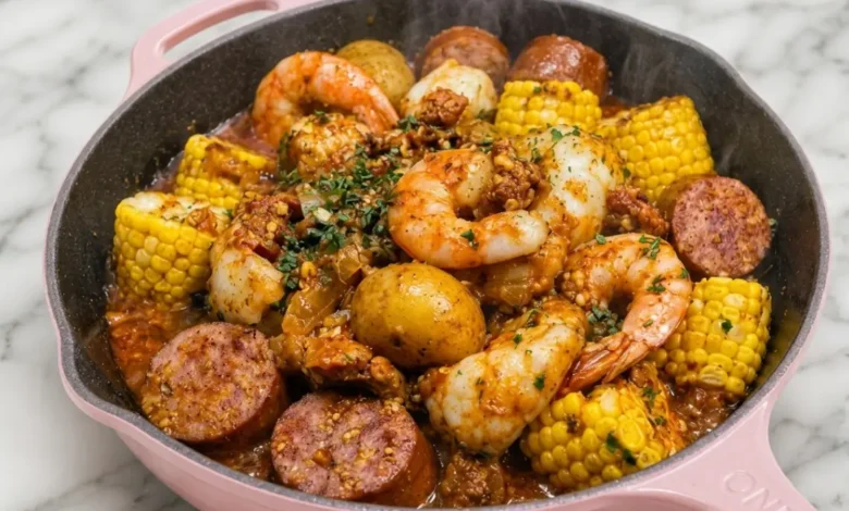 Loaded Cajun Shrimp Boil Bowl