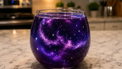 Cotton Candy Galaxy Mocktail