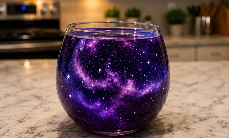 Cotton Candy Galaxy Mocktail