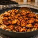 One-Pan Bold Honey BBQ Chicken Rice