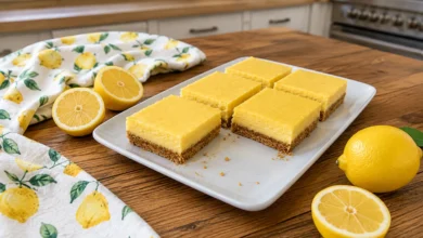 3-Ingredients Lemon Bars