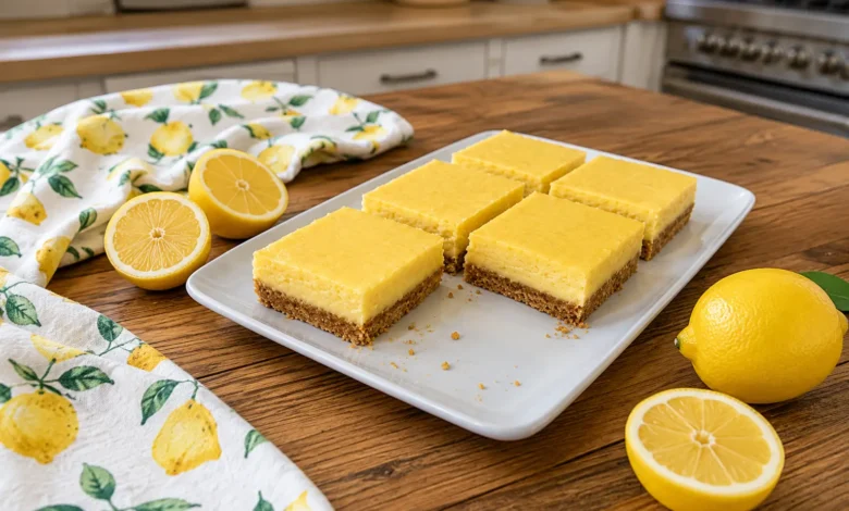 3-Ingredients Lemon Bars