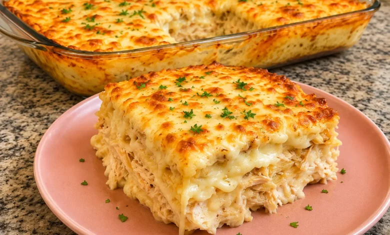 Chicken Alfredo Lasagna