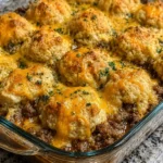 Cheddar Bay Hamburger Casserole