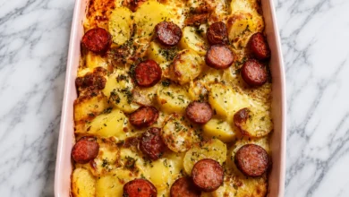 Smoked Sausage and Potato Bake