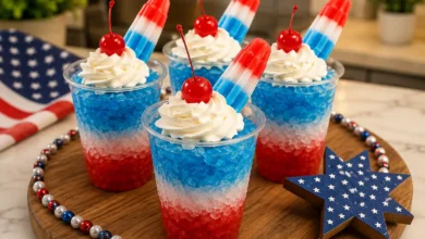 4th of July Bomb Pop Punch Cups