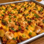 Loaded Baked Potato & Chicken Casserole