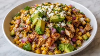 Mexican Street Corn Chicken Skillet