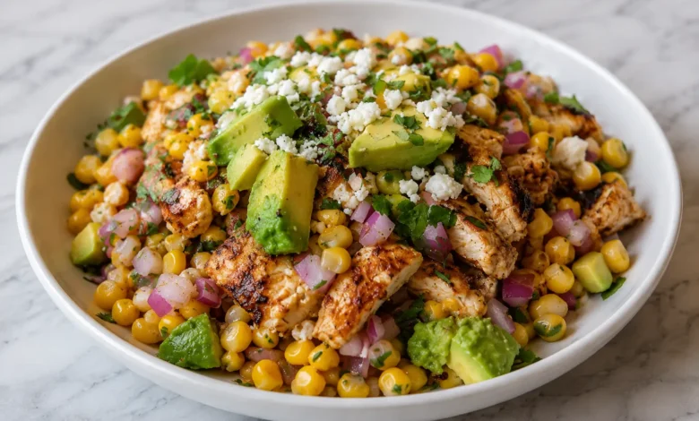 Mexican Street Corn Chicken Skillet
