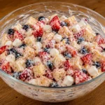 Red White and Blue Cheesecake Salad