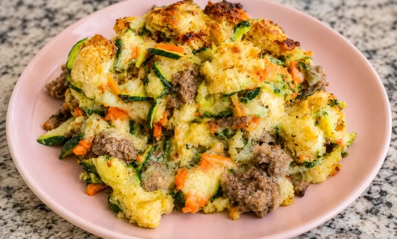 Zucchini Hamburger Casserole