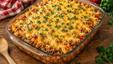 Beef and Elbow Macaroni Casserole